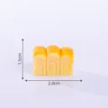 Mini simulation bread resin charm keychain dollhouse desktop micro landscape ornament. - No. 2 Bread