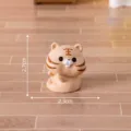 Mini mignon tigre figurine bureau micro paysage résine ornement miniature jouet décor 2.7cm - Tigre mignon n° 2