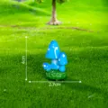 Mini statuetta fungo blu per paesaggio di muschio, altezza 4cm, accessorio decorazione giardino - N. 11 Fungo
