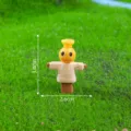 Miniatur Harz Vogelscheuche Figur für Garten DIY Landschaftsbau und Schreibtischdekoration. - Nr. 10 Vogelscheuche