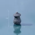 Miniatura linterna de piedra bonsai ornamento micro paisaje deco de mesa 2.4cm - N.º 5 Horno de medicina