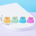 Petite figurine d'animal en résine zodiaque mignon décoration de bureau voiture 4pcs - Nº 8 mouton