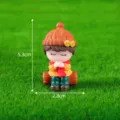 Mini resin couple figurine miniature desktop ornament doll cute cartoon home decor item - No. 3 / Yellow Boy