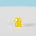 Miniature glowing mushroom figurine yellow moss garden micro landscape cute decoration ornament - No.3 Yellow