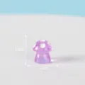 Miniature Purple Resin Mushroom Figurine Tiny DIY Craft Fairy Garden Landscape Ornament Decor - No. 5 - Purple