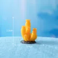 Mini resin coral fish tank landscaping ornament cute desktop decoration size 3.3x2.4cm - No. 8 Coral