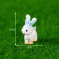Miniature cute deer figurine micro landscape resin ornament desktop decor 2.6cm x 2cm - Little Deer Set of 4 / No. 4 Walking