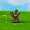 Mini green tree figurine micro landscape moss DIY gardening miniature decoration bonsai accessory - No. 6 Baobab Tree