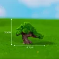 Miniature green bonsai tree ornament, moss DIY gardening landscaping decor accessory style 1 - No. 7 Wishing Tree