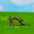 Miniature resin arched tree trunk figurine for DIY moss landscape and micro landscape decor. - No. 8 Dead Wood Tree