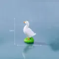 Miniatura pato blanco resina figura micro paisaje jardinería bonsái decoración escritorio - Pato n.º 20 (de pie)