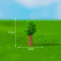 Miniature tree model for micro landscape DIY moss garden bonsai decor 3.5x1.4cm - No. 12 Small-Crown Tree