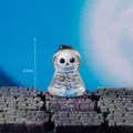 Halloween Miniatur Geist Harz Figur gruselige Dekoration Mikro Landschaften 2.7cm - Nr. 3 - Weißgesicht-Geist