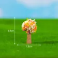 Miniature artificial tree model DIY moss landscape garden decoration accessory small - No. 18 Small Cherry Blossom Tree