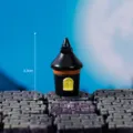 Halloween μικρογραφία μαύρο κάστρο ρητίνη στολίδι micro τοπίο κήπου διακόσμηση σπιτιού - Αρ. 10 - Μαύρο σπίτι