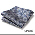Men floral pocket square handkerchief suit accessory formal business pocket square - Floral Color Scheme (SP188)