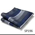 Men's striped pocket square business formal suit handkerchief stylish wedding accessory fabric. - Striped Pattern (SP196)