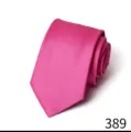 Herren einfarbige magentafarbene Feinstreifen Krawatte für Business formelle Kleidung, Hochzeit. - Fuchsia