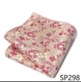 Pañuelo de bolsillo hombre jacquard floral boda traje accesorio rosa oro moda - 12356-SP298