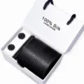 Heren zwarte zijden das en manchetknopen cadeau set voor zakelijke formele kleding. - SB264