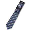 Men's diagonal striped tie set with lapel flower, trendy business wedding polyester necktie. - AF195