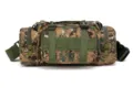 Camouflage taktische Hüfttasche Herren Canvas wasserdichte Bauchtasche Outdoor Angeln - Dschungel-Digitaltarnung