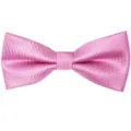 Men pink textured bow tie formal wedding business party jacquard neckwear stylish new - Pink