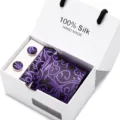 Herren Seide Krawatte Geschenkbox Set Jacquard formell Hochzeit Party elegante Krawatte. - SB91