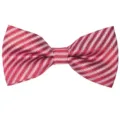 Men's Red Jacquard Polyester Bowtie Stylish Business Wedding Party Neckwear Item - Red