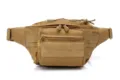 Tactical waist pack in khaki color, durable utility fanny pack with multi-pocket design. - Mud Color