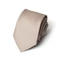 Einfarbige feine Streifen Herren Krawatte Business in Champagner Beige Farbvariante. - Champagner