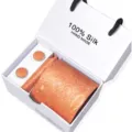 Luxe heren zijden das set met bijpassende manchetknoppen en pochet in elegante geschenkdoos. - SB297
