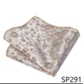 Elegante pañuelo de bolsillo para hombre traje con diseño floral accesorio de boda - 12356-SP291