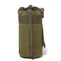 Tactical water bottle pouch, military canteen carrier bag, outdoor hiking belt waist storage bag. - Green