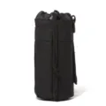 Black tactical water bottle pouch, portable belt waist bag for outdoor hiking and camping. - Black