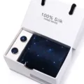 Blauwe zijden stropdas en manchetknopen giftset voor elegante heren formele kleding. - SB260