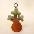 Simpatico portachiavi albero dei soldi in peluche e ciondolo borsa, accessorio morbido zaino. - Albero dei soldi 15 cm