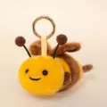 Portachiavi ape in peluche carino, ciondolo soffice da borsa a forma di insetto e chiavi. - Ape 11cm
