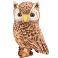 Simulation owl plush toy stuffed animal cute brown doll for kids gift cozy home decor - Simulation Owl / 20cm