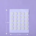 Transparent round double sided adhesive dots strong adhesive tape stickers sheet for crafts. - Round Glue Dots / 25 Pieces/Pack