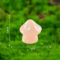 Mignonne Rose Lumineux Champignon Figurine Miniature Résine Mousse Décoration 1.4cm - N° 4 Rose poudré / Champignon lumineux