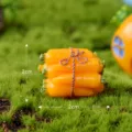 Mini Resin Carrot Figurine Miniature Ornament Carrot Bundle for Micro Landscape 2cm - No. 7 Bundle of Carrots