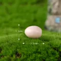 Mini resin dinosaur egg micro landscape gardening ornament, beige color variant model. - No. 12 Dragon Egg