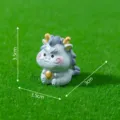 Cute resin dragon figurine miniature desktop ornament cartoon zodiac home decor crafts 3cm - Chinese Zodiac Color Series / No. 5 Colorful Dragon