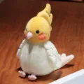 Cute cockatiel plush toy soft stuffed bird doll adorable yellow and white animal gift for kids - Cockatiel Doll / 25cm / Yellow