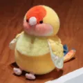 Lindo loro amarillo de peluche muñeca ave suave animal de peluche variante esponjosa - Muñeca Loro Melocotón / 25cm / Amarillo Melocotón