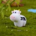 Cute dairy cow resin figurine ornament for micro landscape moss succulent potted plant decoration - Walking Cow