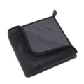 Gedraaide microvezel auto droogdoek pluisvrije auto reinigingsdoek met handige lus - 30*30cm / Enkellaags Grijs