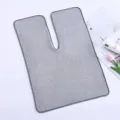 Grey U-shaped salon towel, soft absorbent facial bed cover for beauty spa supplies - Head Band 20*70cm / Light Gray