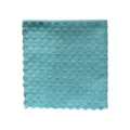 Blaues Waffel-Mikrofaser-Reinigungstuch für Küche und Bar, sehr saugstark und praktisch. - 30*30 / Blaugrün